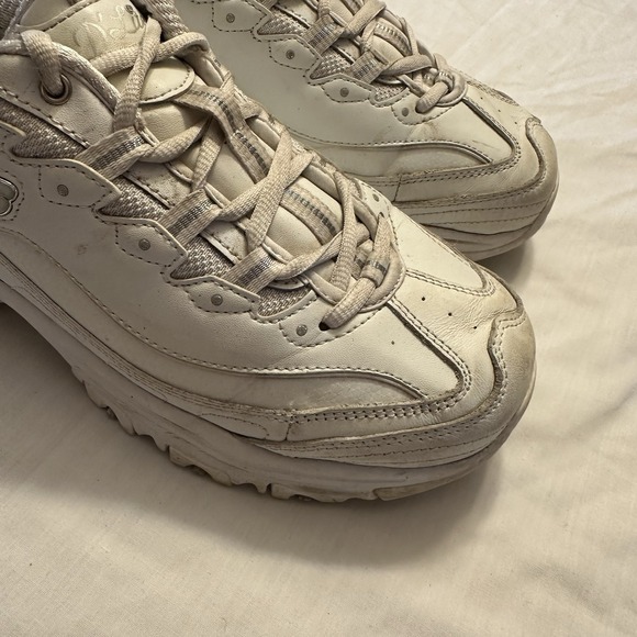 Skechers Women's D'lites SN11931EW Athletic Shoes Sneaker White Sz 11 - Picture 6 of 16
